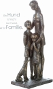 Gilde- Skulptur Tierlieb - aus Kunstharz/Polyresin bronzefarbene Figuren Höhe 31 cm