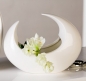 Preview: Vase "Luna" weiß Höhe 17,0 cm x Breite 21,0 cm