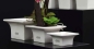Preview: Blumentopf Vierkant Cilento 16,0 cm creme weiss - Tiziano