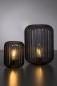 Preview: Tiziano Krono LED - Lampe Bali grau 23 cm