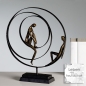 Preview: Skulptur Dekofigur "Patience" bronce Farbe