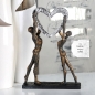 Preview: Gilde Skulptur "Victory" kunstharz broncefinish 37 cm hoch