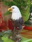 Preview: Weisskopfadler auf Stamm Greifvogel Wappentier USA Kanada Dekovogel Seeadler Jäger "NEU"