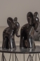 Preview: Dekofigur Elefant Aron schwarz 23 cm