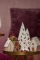 Preview: Deko Baum Cipresso creme weiß 28 cm Tiziano