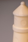 Preview: Deko Leuchtturm Farol LED creme weiß 23 cm - Tiziano