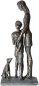 Preview: Gilde- Skulptur Tierlieb - aus Kunstharz/Polyresin bronzefarbene Figuren Höhe 31 cm