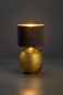 Preview: Lampe Aileen Krono rund gold/samt 40 cm