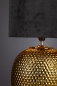 Preview: Lampe Aileen Krono rund gold/samt 40 cm