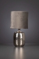 Mobile Preview: Lampe Aileen rund 35 silber/samt