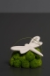 Preview: Deko-Figur Libelle creme weiss liegend 11 cm