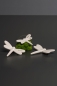 Preview: Deko-Figur Libelle creme weiss liegend 11 cm