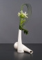 Preview: Blumenvase Solifleurvase Suri creme - weiss 24 cm