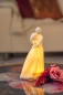 Preview: Dekofigur Paar Vincenza LED Porzellan creme weiss 13 cm Tiziano