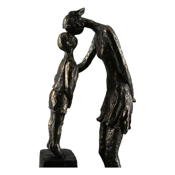 Gilde Skulptur "Mum and Child" Polyresin