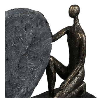 Skulptur "Affair of the Heart" Poly 21 cm