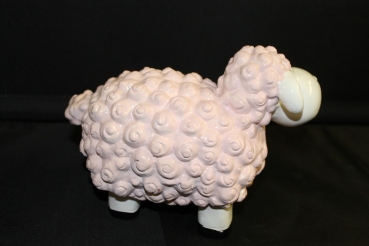 Bunte lustige Schafe mini rosa
