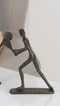 Skulptur Tennisspieler  Linkshänder