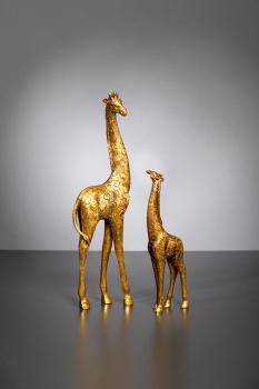 Dekofigur Giraffe Aurata gold 44 cm
