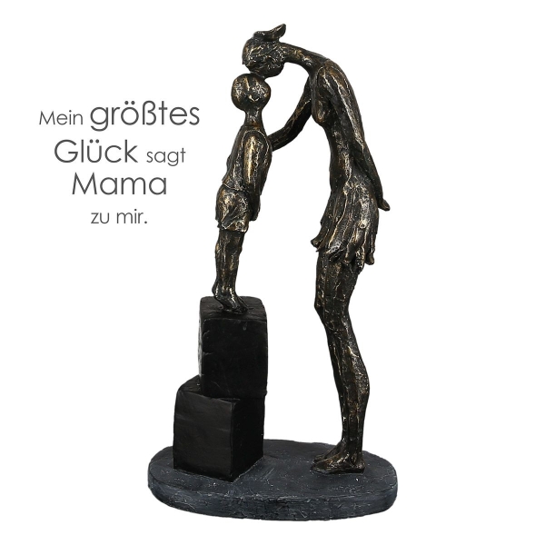 Skulptur "Mum and Child" Polyresin