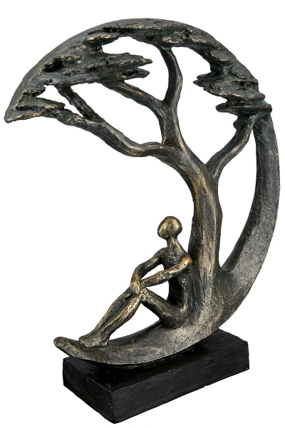 Poly Skulptur "Daydreamer" Kunstharz Gilde