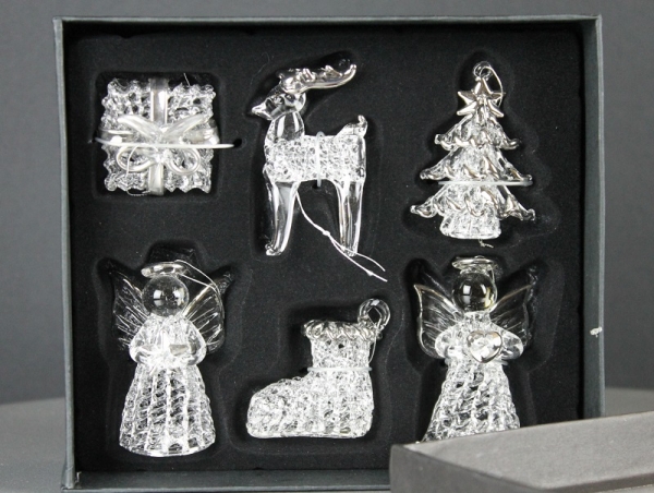 Christbaumschmuck aus Glas versch. Motive