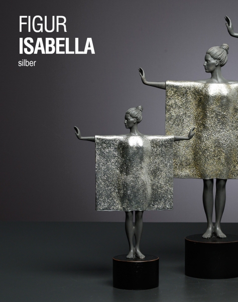 Figur Isabella silber 30 cm
