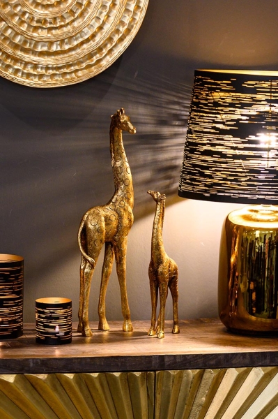 Dekofigur Giraffe Aurata gold 28 cm