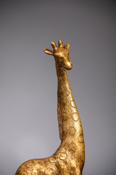 Dekofigur Giraffe Aurata gold 44 cm