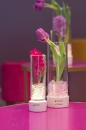 Deko Blumenvase Castello LED creme-weiss 28,0 cm - Tiziano Design