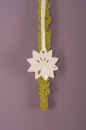Dekohänger Floralia halboffen creme weiß 7 cm