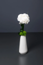 Blumen Vase Kitaro creme weiss 35 cm - Tiziano
